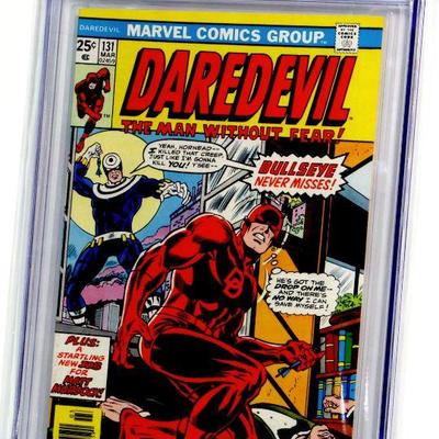 DAREDEVIL #131 CGC 7.0 Marvel Comics 03/1976 Origin of Bullseye - Rare