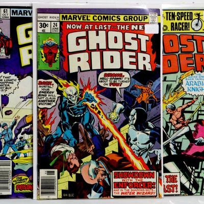 GHOST RIDER #24 61 62 Marvel Comics 1977/81