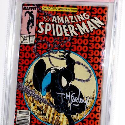 Amazing Spider-Man #300 Signed by Todd McFarlane CBCS 7.0 Venom Origin - Rare