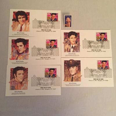 Lot 39 - Elvis First Day of Issue Stamps