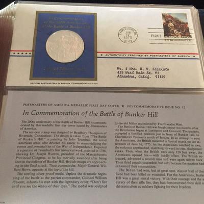 Lot 68 - Postmasters Medallic First Day Covers 1975-1977