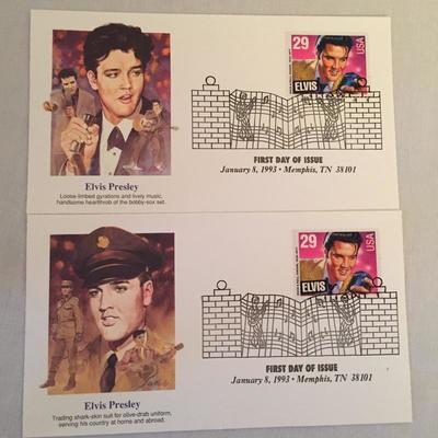 Lot 39 - Elvis First Day of Issue Stamps