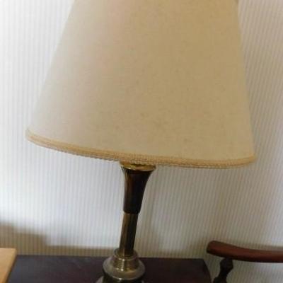 Vintage Brass Post Table Lamp