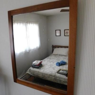 Maple Solid Wood Frame Mirror 28