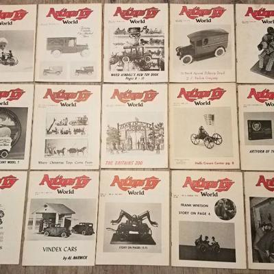 Huge Lot of 155 Vintage Antique Toy World Magazines