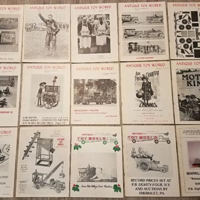 Huge Lot of 155 Vintage Antique Toy World Magazines