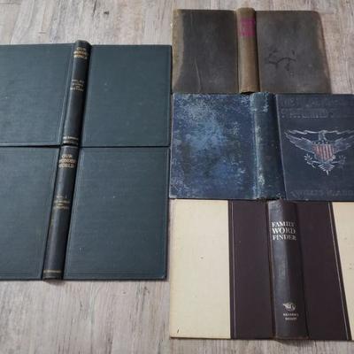 Lot of 40+ Vintage Book Boards Covers & 1865 Book for Arts and Crafts Hobbies
