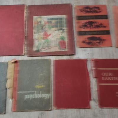 Lot of 40+ Vintage Book Boards Covers & 1865 Book for Arts and Crafts Hobbies