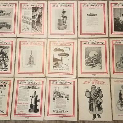 Huge Lot of 155 Vintage Antique Toy World Magazines