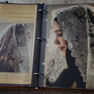 Amazing Victorian Vintage Fashion Album Many items from 1800s 