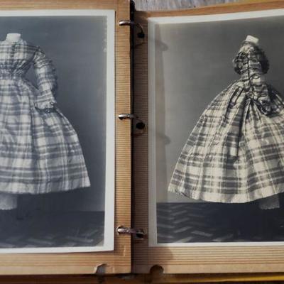 Amazing Victorian Vintage Fashion Album Many items from 1800s 