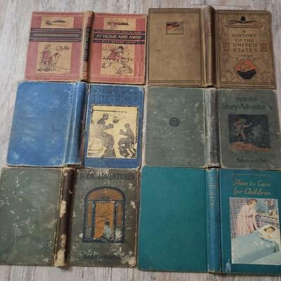 Lot of 40+ Vintage Book Boards Covers & 1865 Book for Arts and Crafts Hobbies
