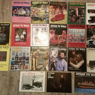 Huge Lot of 155 Vintage Antique Toy World Magazines