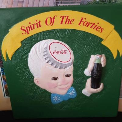 1984 Spirit of the Forties Coca-Cola Plaque 253/400 Spring-Time in ATL