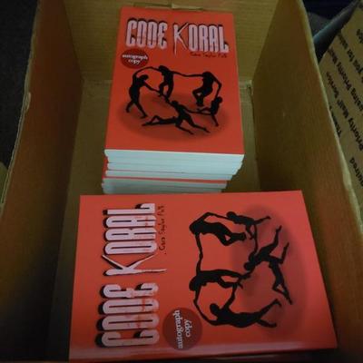 Lot of 20 Code Koral Autographed Books