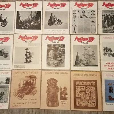 Huge Lot of 155 Vintage Antique Toy World Magazines