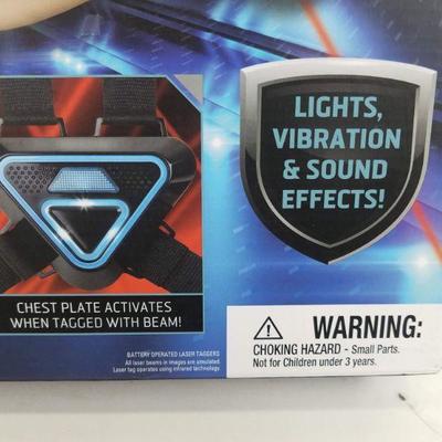 sharper image 2 player electronic laser tag