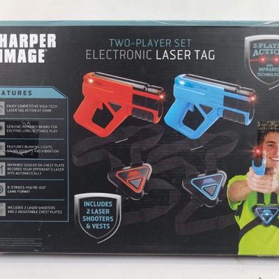 sharper image 2 player electronic laser tag