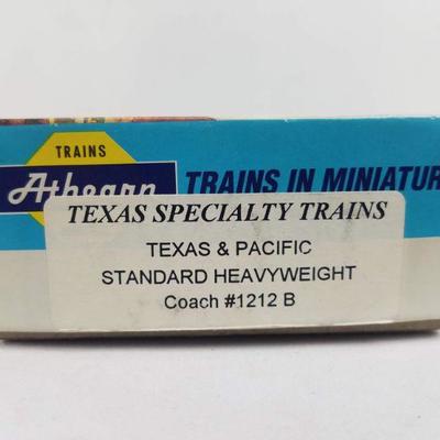 Vintage Model Train Athearn T&P Standard Heavyweight Coach #1212 B with Box