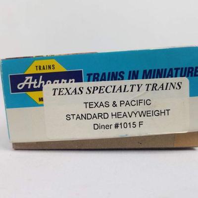 Vintage Model Train Athearn T&P Standard Heavyweight Diner #1015 F with Box