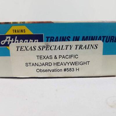 Vintage Model Train Athearn T&P Standard Heavyweight Observation #583 H with Box