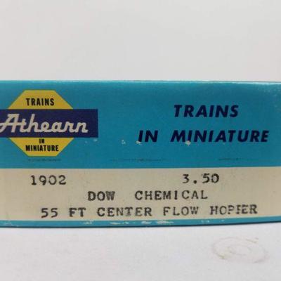 Vintage Model Train Athearn 1902 Dow Chemical 55 ft Center Flow Hopper