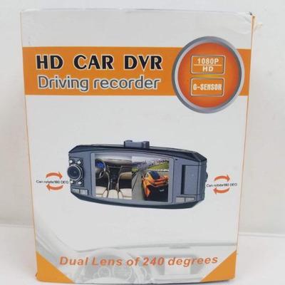 HD Car DVR Driving Recorder. Tested, Works