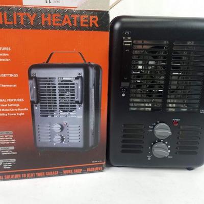 Utility Heater. Tested, Works, Dented