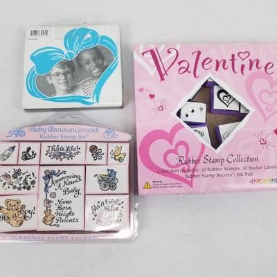 Rubber Stamps: Baby & Valentine