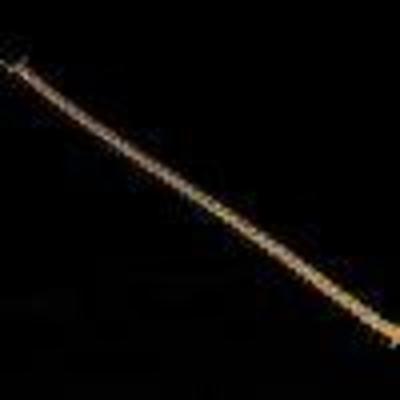 ROUND BRILLIANT NATURAL 2.75ctw DIAMOND 14K GOLD â€œSâ€ LINK LINE TENNIS BRACELET