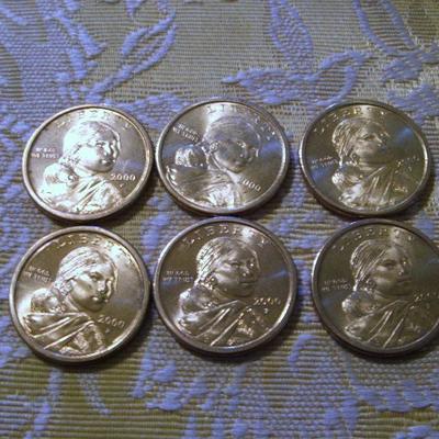 Sacagawea Dollars  Lot Of 6