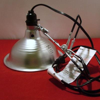Aluminum Reflector  Shop  Light With Clamp. 