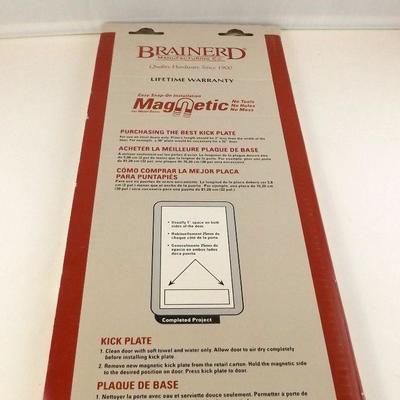 Brainerd Solid Brass Kick Plate 8" x 34"