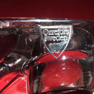 Orrefors  Swedish Crystal  Tea Candle Holder  