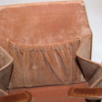 Leather and Suede Eyeglasses Case  Lot of 2