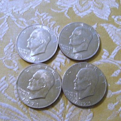 Eisenhower Dollars - Lot Of 4