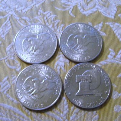 Eisenhower Dollars - Lot Of 4