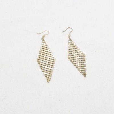 Anna & Ava Silver Mesh/Chain Mail Style Necklace & Matching Dangle Earrings