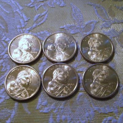 Sacagawea Dollars  Lot Of 6