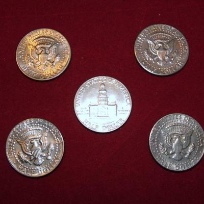 Kennedy Half Dollars  Lot of 5
