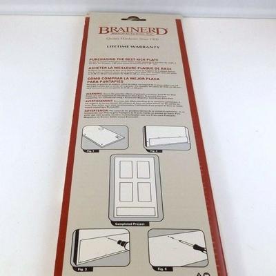 Brainerd Solid Brass Kick Plate  6" x 30"