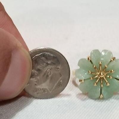 14k jade ring