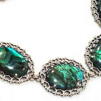 Sterling bracelet.