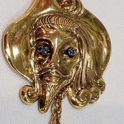 Vintage Emperor Brooch