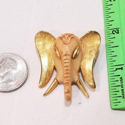 Vintage Elephant Brooch