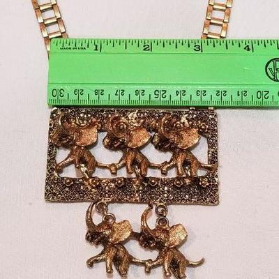 Vintage African / Elephant necklace.