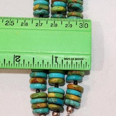 Sterling and turquoise bracelet