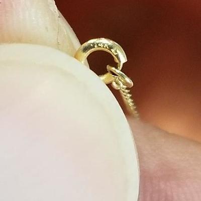14k  opal cross pendant
