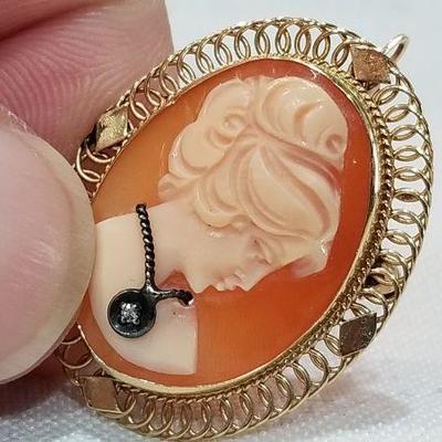 14k Cameo 