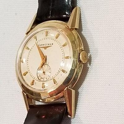 14k Mens Longines watch
